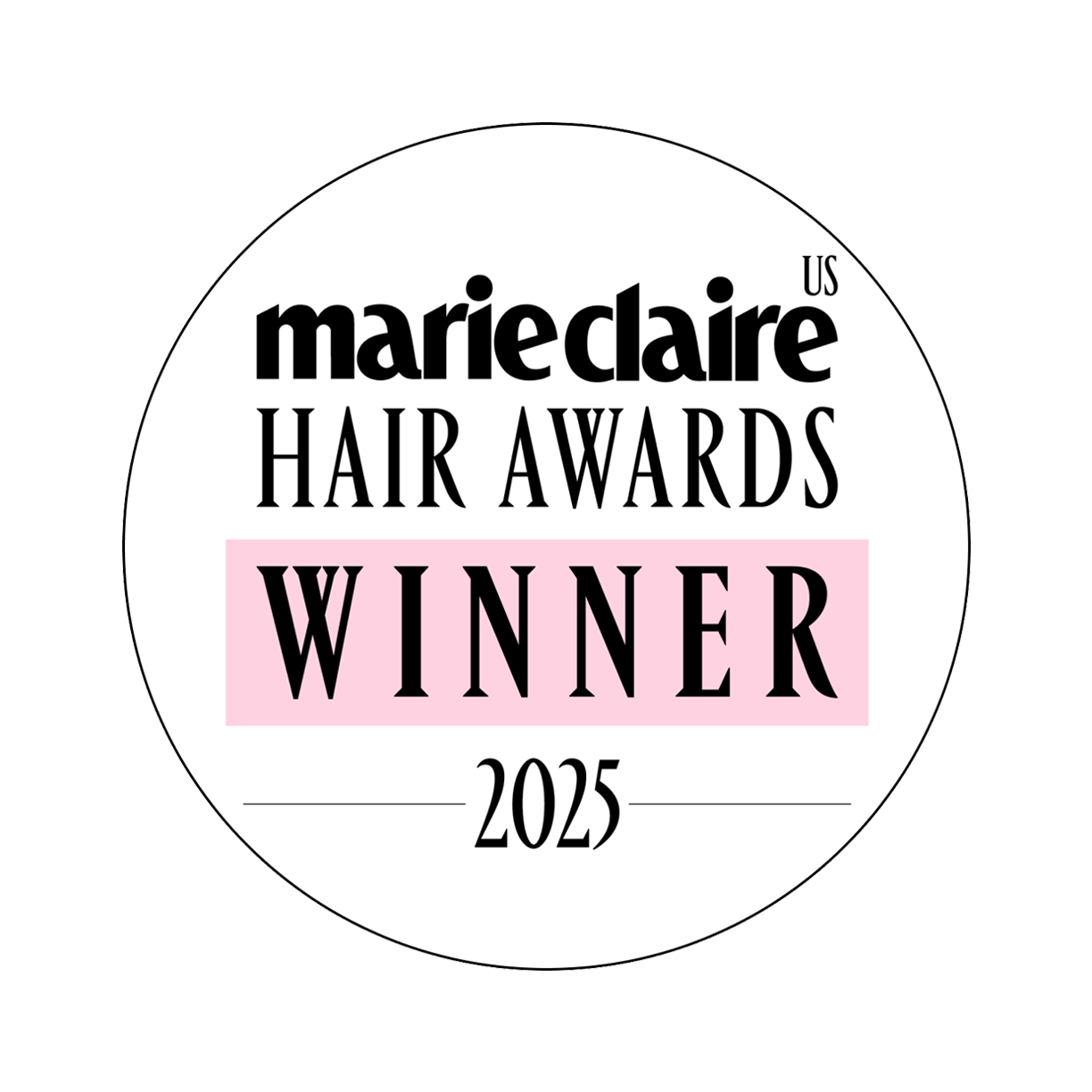 Marie Claire Hair Awards Winner 2025 logo 