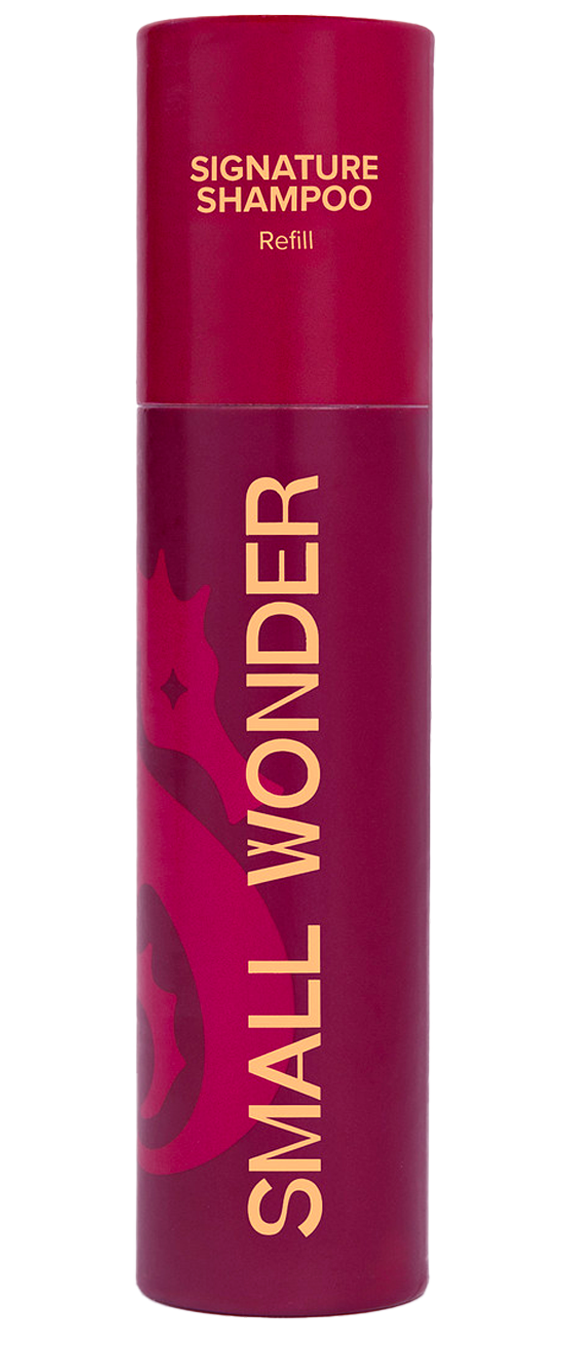 Rose Red Small Wonder Signature Shampoo Refill Bottle.
